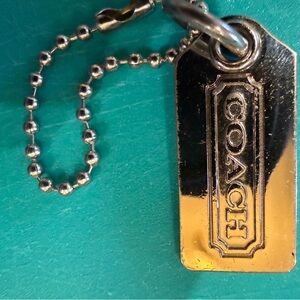 Coach Metal Hangtag